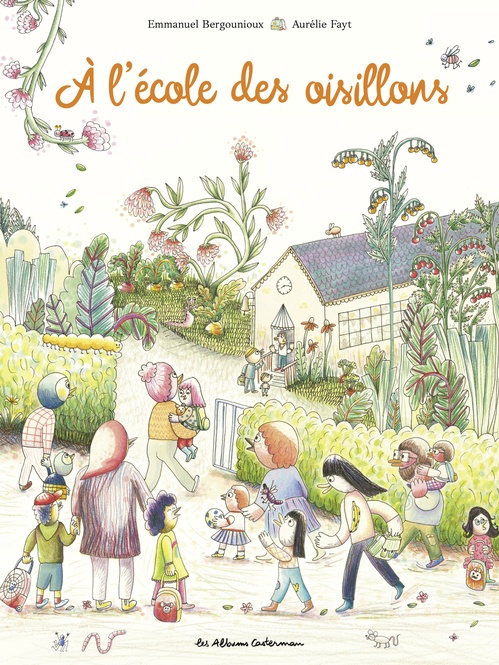 ebook cover of À l'école des oisillons, by Emmanuel Bergounioux, Aurélie Fayt