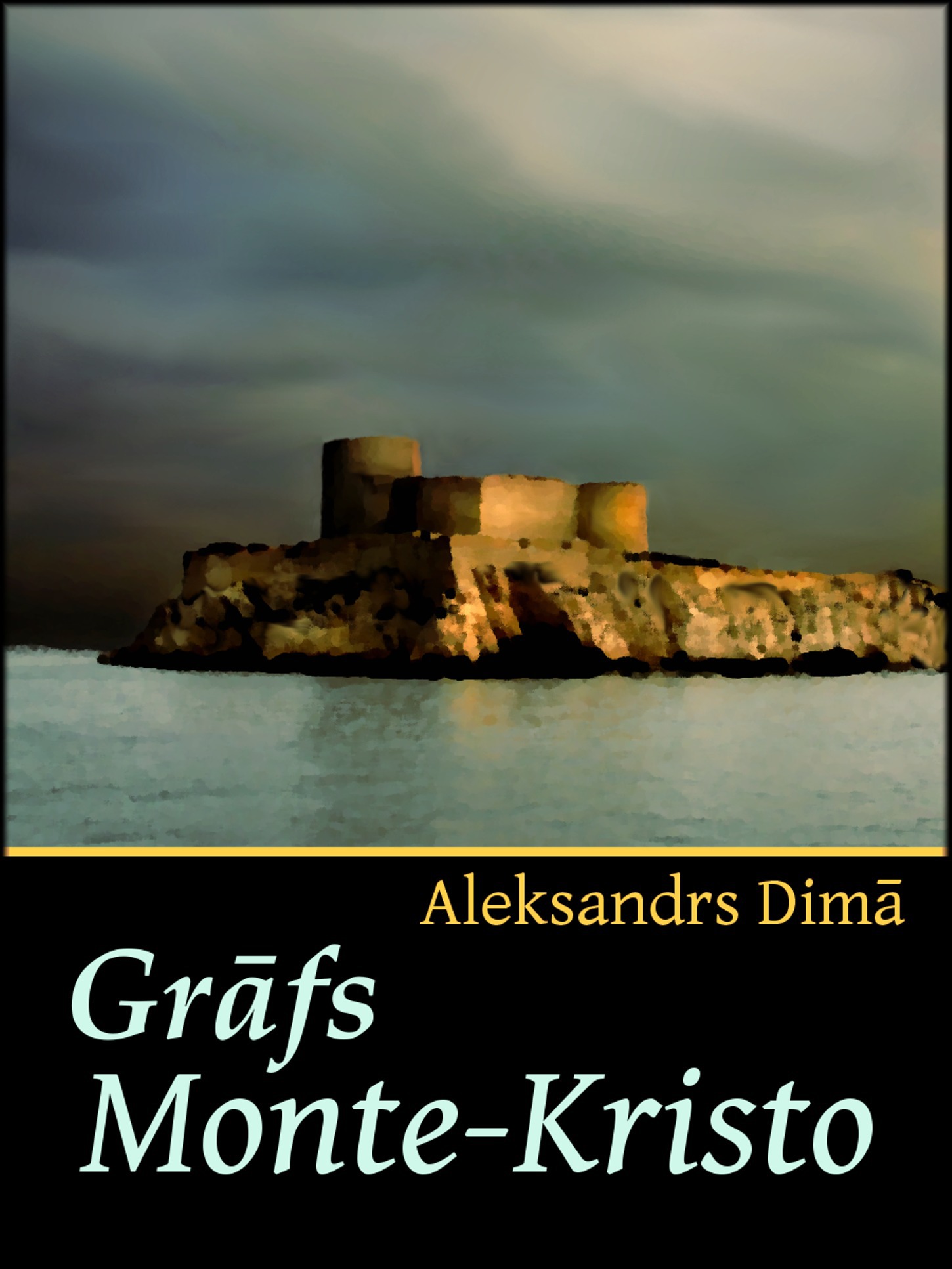 Couverture ebook de Grafs Monte-Kristo, de Publicetava Aleksandrs Dima