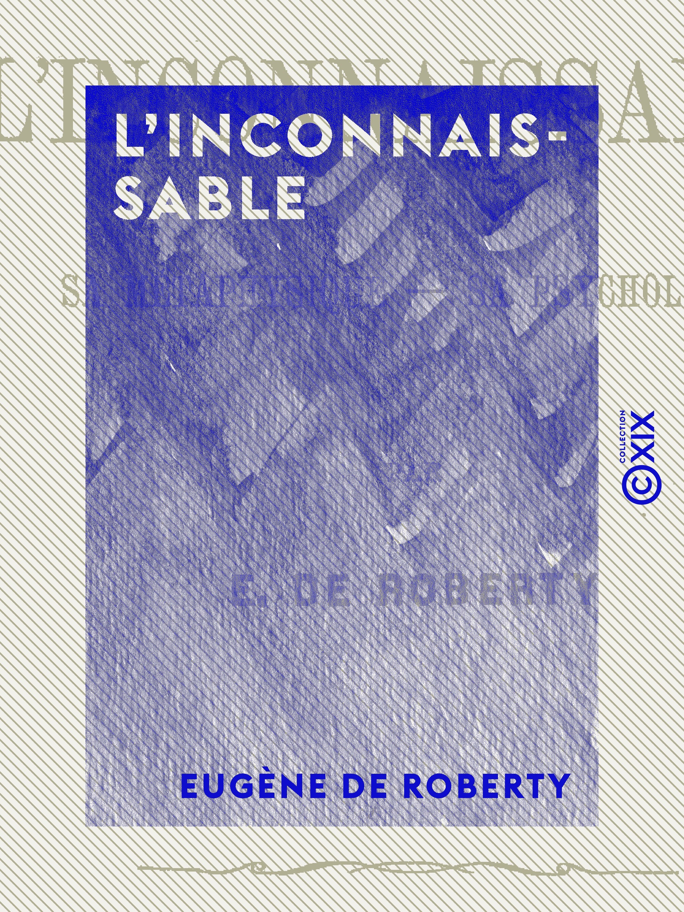 ebook cover of L'Inconnaissable, by Eugene De Roberty