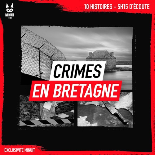 audiobook cover of Crimes en Bretagne, by Collectif