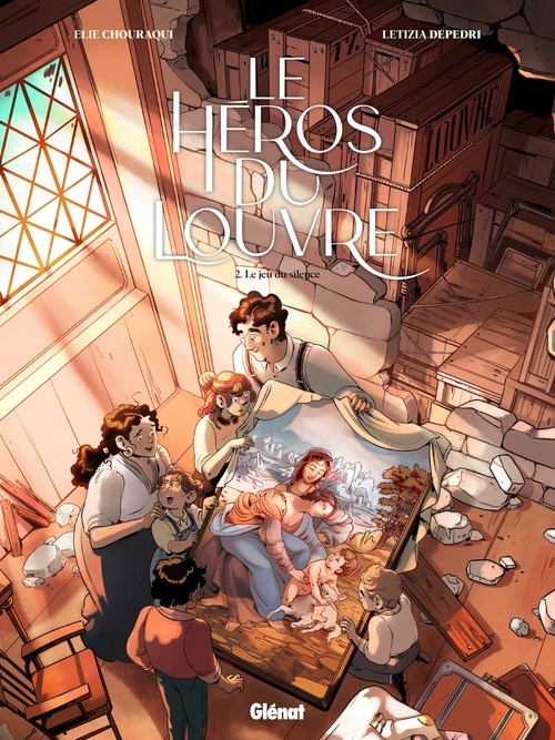 Couverture ebook de Le Héros du Louvre - Tome 02, de Letizia Depedri