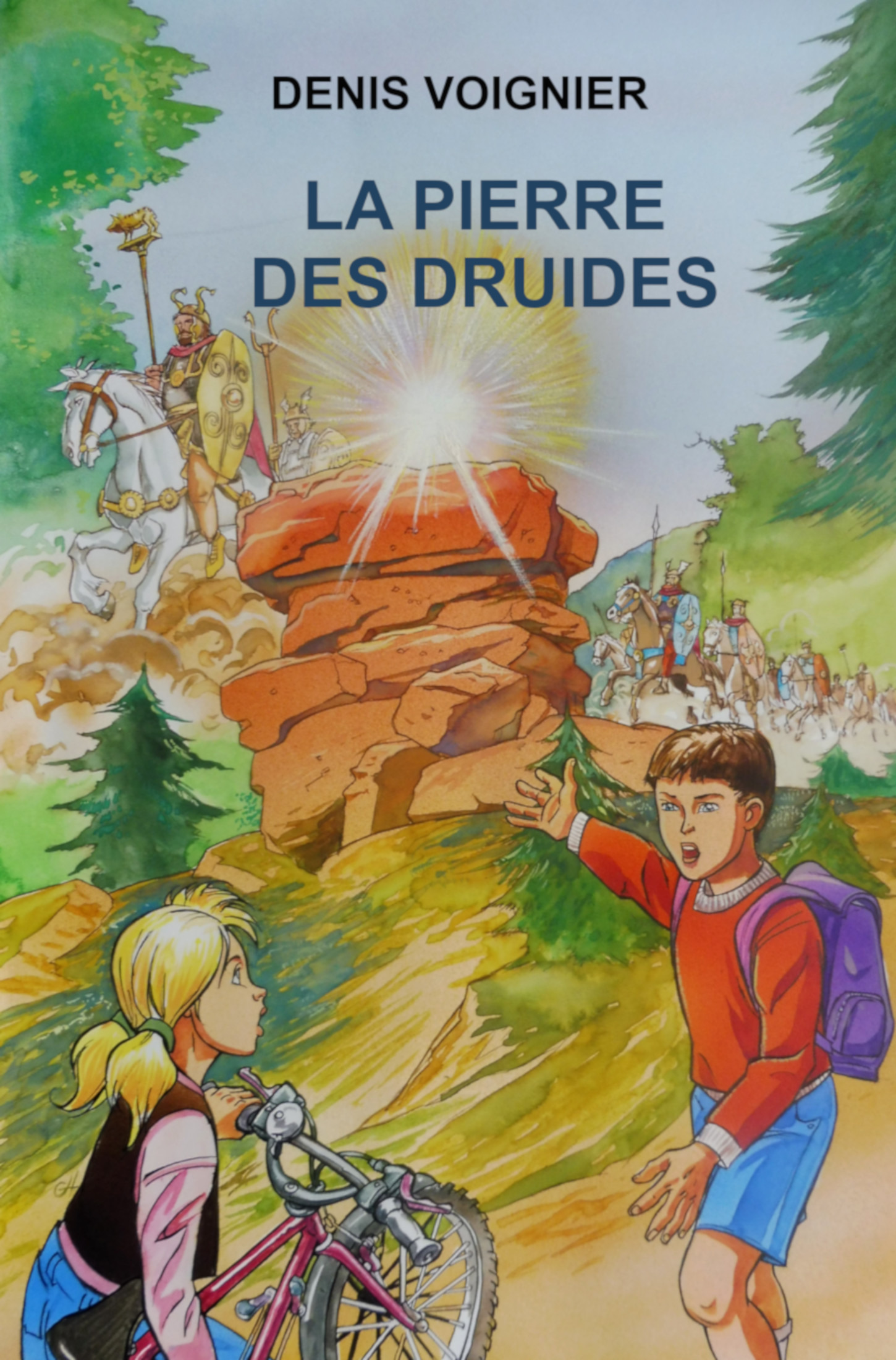 ebook cover of La Pierre des Druides, by Denis Voignier