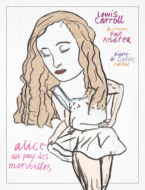 Couverture ebook de Alice au pays des merveilles et de l'autre côté du miroir - Illustrés par Pat Andrea - édition bilin, de Lewis Carroll