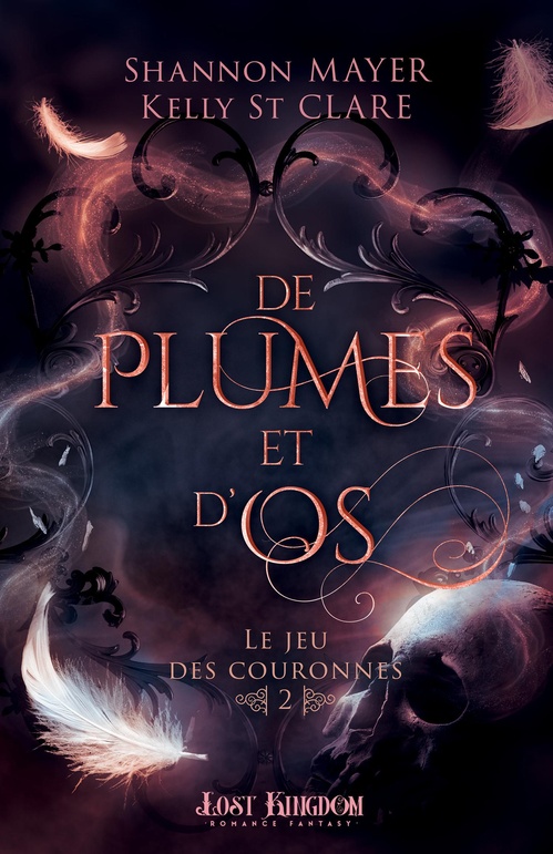 ebook cover of De plumes et d'os, by Shannon Mayer, Kelly St. Clare