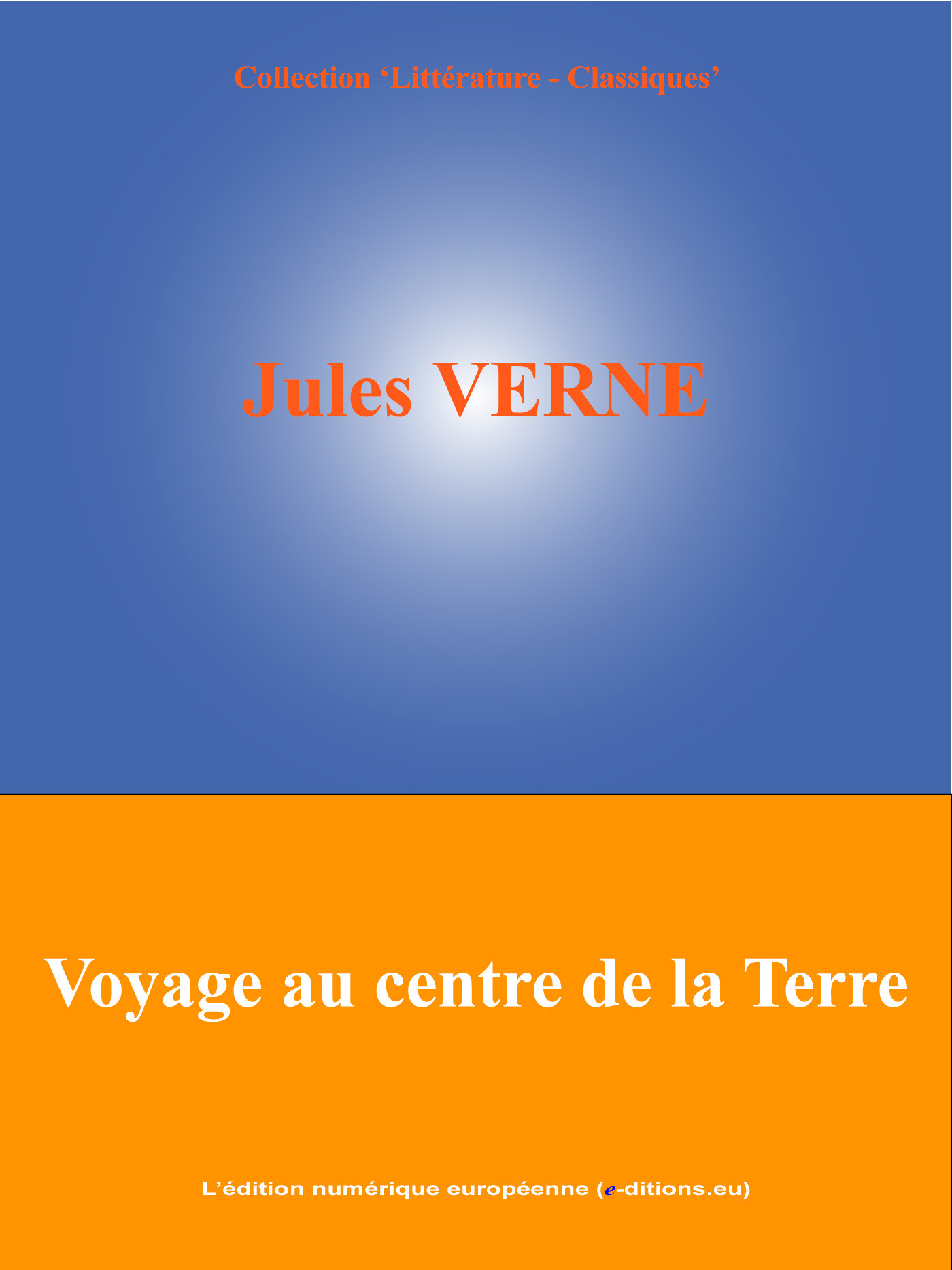 ebook cover of Voyage au centre de la Terre, by Jules Verne