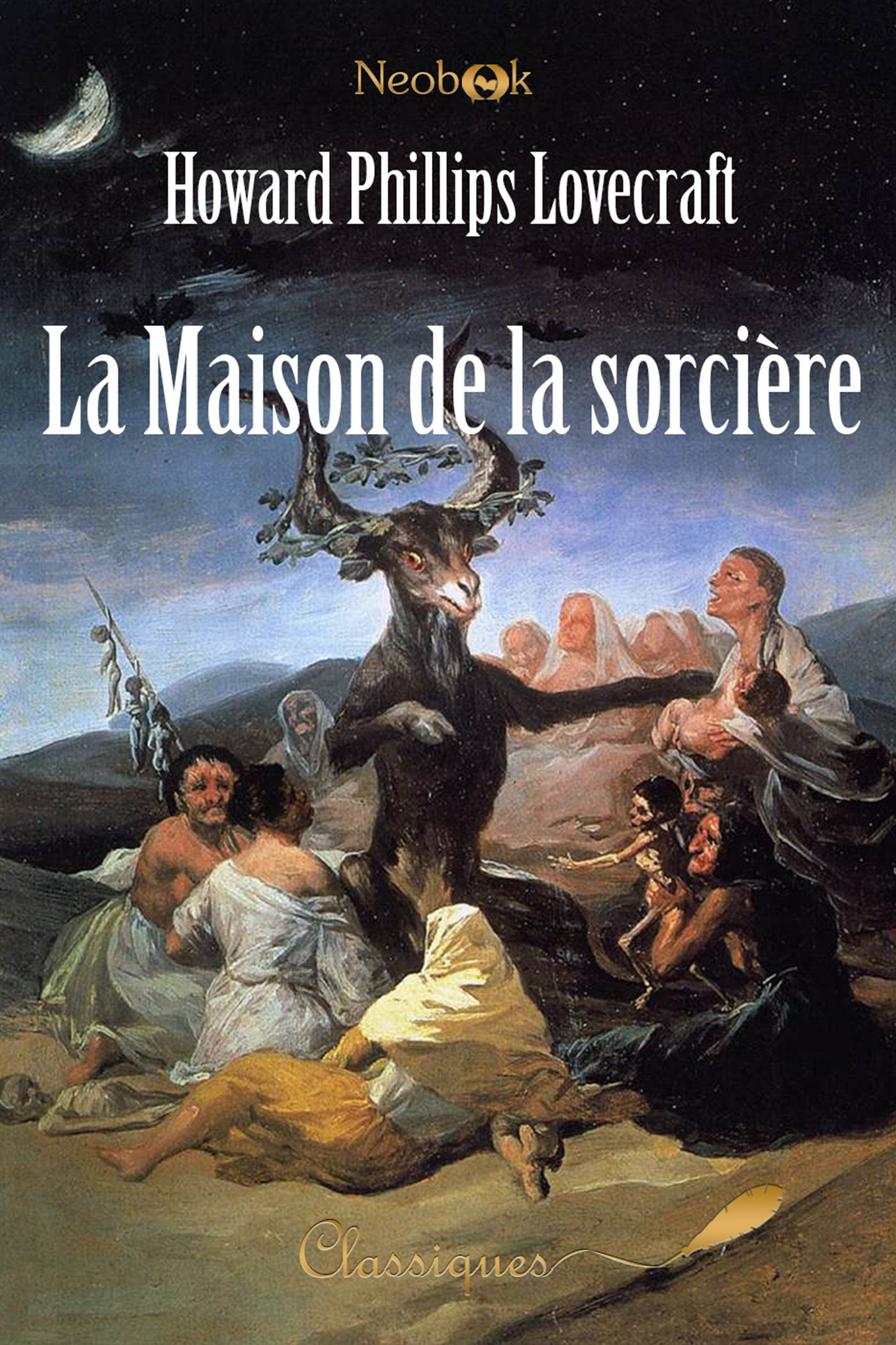 ebook cover of La Maison de la sorcière, by Howard Phillips Lovecraft