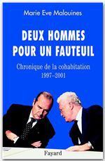Couverture ebook de Deux hommes pour un fauteuil, de Marie-Eve Malouines