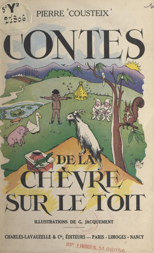 Couverture ebook de Contes de la chèvre sur le toit, de Pierre Cousteix