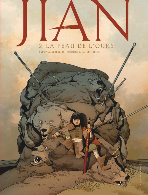 ebook cover of Jian - Tome 2 - La peau de l'ours, by Frédéric Maffre