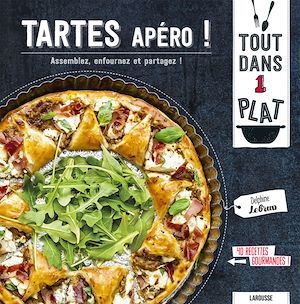 Couverture ebook de Tartes apéro, de Delphine Lebrun