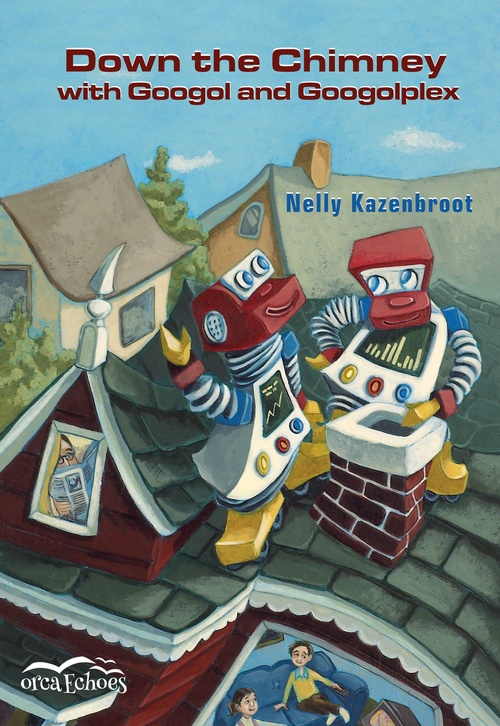 Couverture ebook de Down the Chimney with Googol and Googolplex, de Nelly Kazenbroot