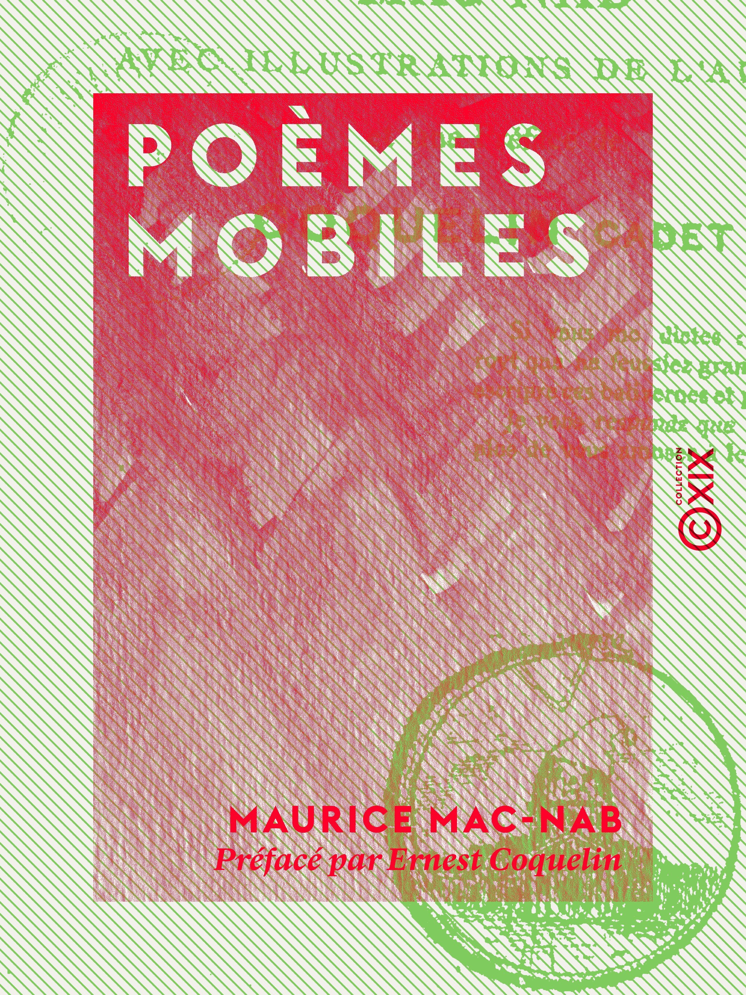 ebook cover of Poèmes mobiles, by Ernest Coquelin, Maurice Mac-Nab
