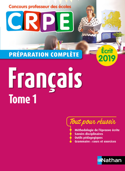 Couverture ebook de Français - tome 1 Préparation complète - Ecrit 2019 - Concours professeur des écoles, de Claire Doquet, Jean-pierre Jarry, Anne-Rozenn Morel