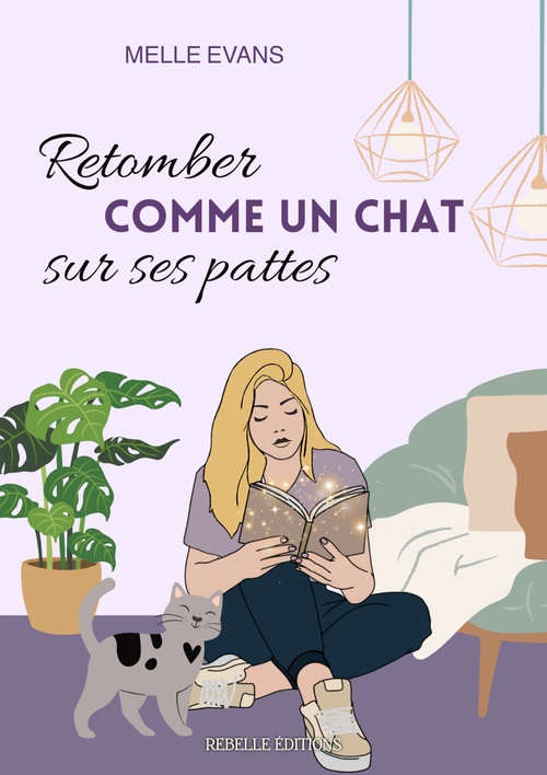 ebook cover of Retomber comme un chat sur ses pattes, by Melle Evans
