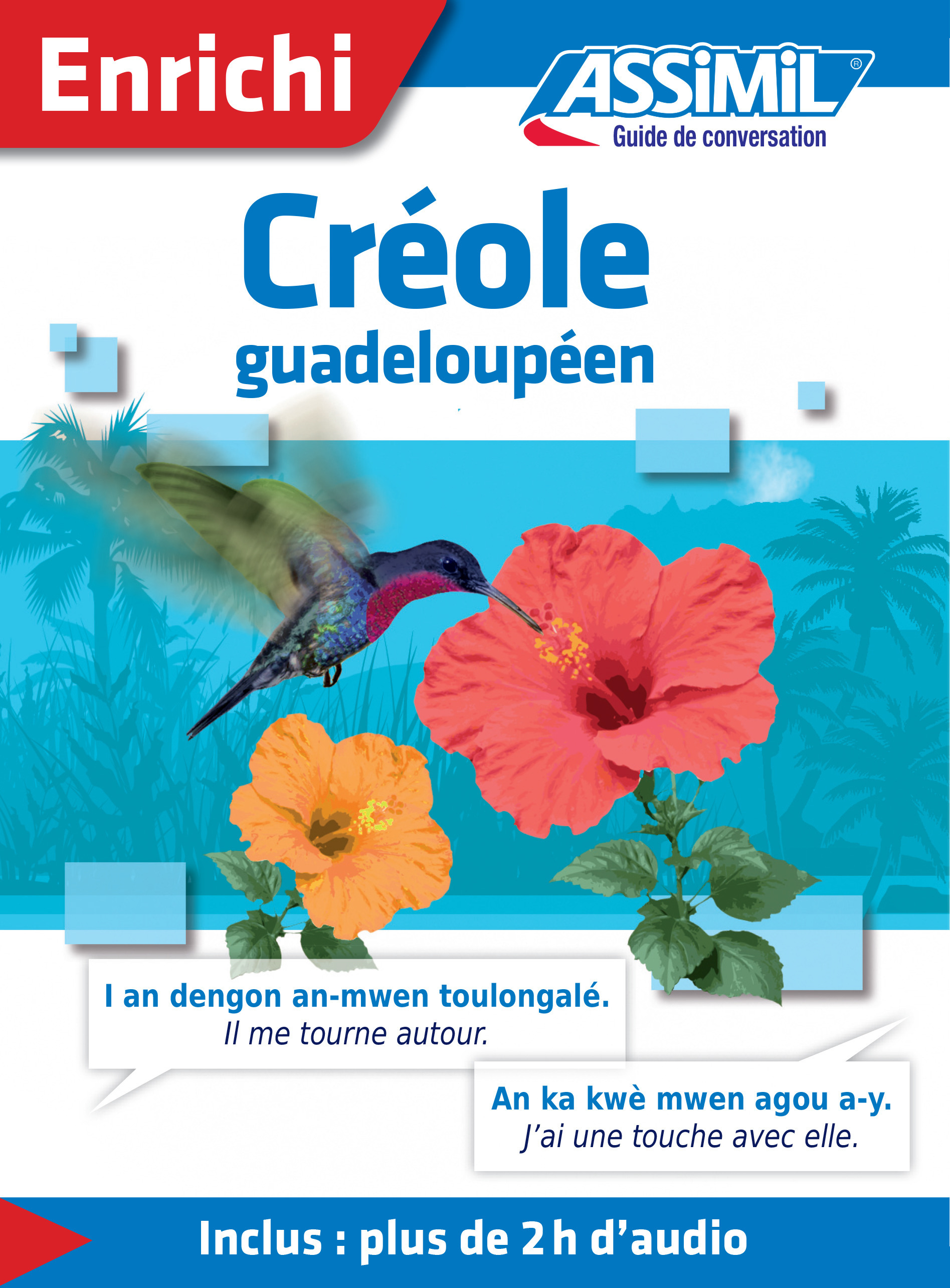 Couverture ebook de Créole Guadeloupéen, de Collectif