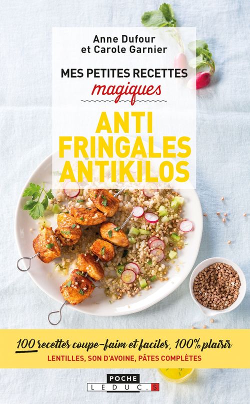 Couverture ebook de Mes petites recettes magiques antifringales et antikilos, de Anne Dufour, Carole Garnier