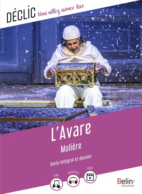 ebook cover of L'Avare, by Patricia Fize, Molière