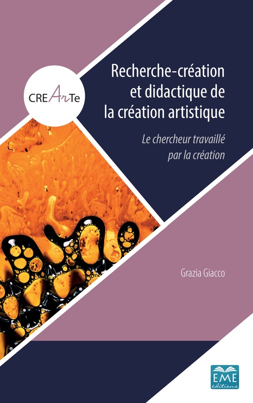 ebook cover of Recherche-création et didactique de la création artistique, by Grazia Giacco