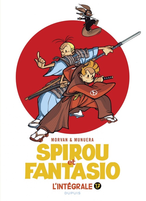Couverture ebook de Spirou et Fantasio - L'intégrale - Tome 17 - 2004 - 2008, de Jean-David Morvan