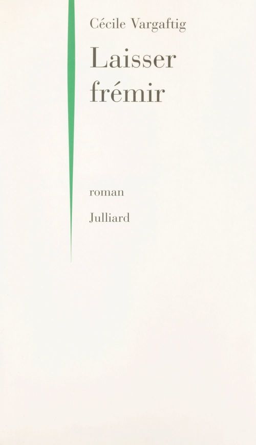 ebook cover of Laisser frémir, by Cecile Vargaftig