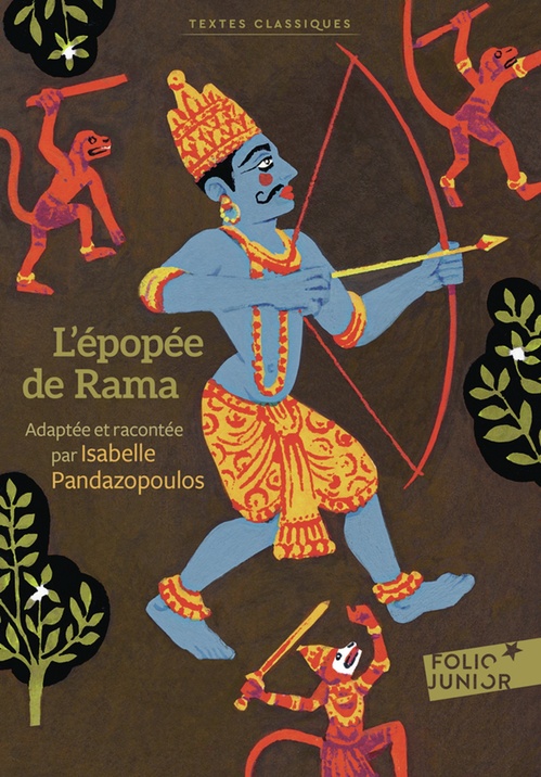 Couverture ebook de L´épopée de Rama, de Isabelle Pandazopoulos
