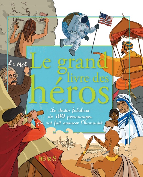 Couverture ebook de Le grand livre des héros, de Collectif