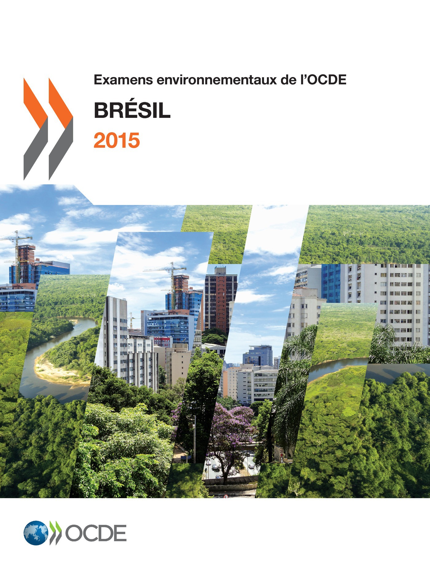 Couverture ebook de Examens environnementaux de l'OCDE : Brésil 2015, de Collectif