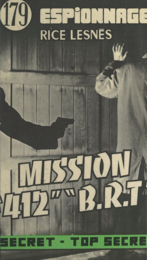 Couverture ebook de Mission 412 (B.R.T.), de Rice Lesnes