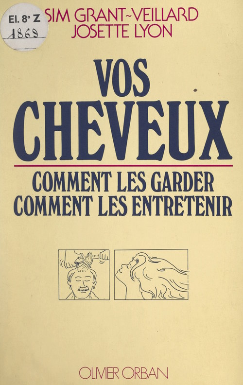 Couverture ebook de Vos cheveux, de Josette Lyon, Sim Grant-Veillard