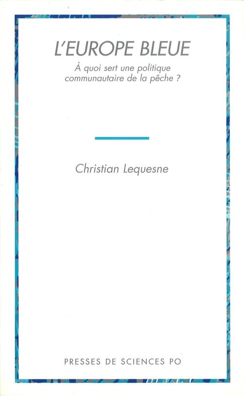 Couverture ebook de L'Europe bleue, de Christian Lequesne