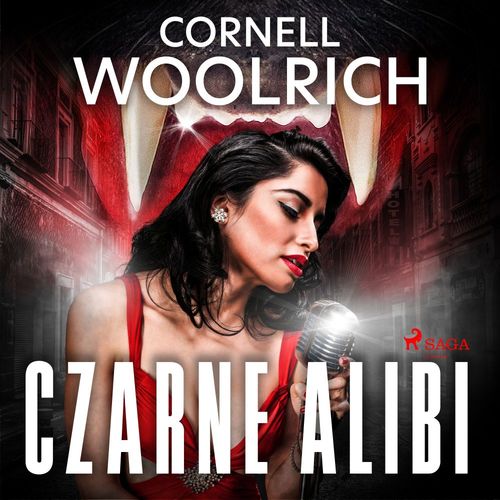 audiobook cover of Czarne alibi, by Cornell Woolrich