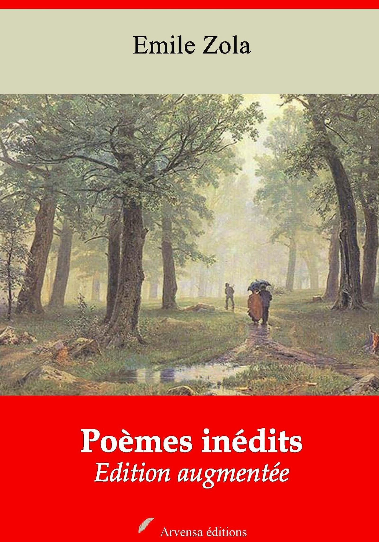 Couverture ebook de Poèmes inédits - suivi d'annexes, de Emile Zola