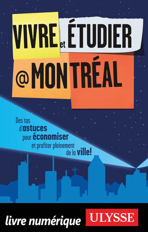 Couverture ebook de Vivre et étudier à Montréal, de Jean-françois Vinet