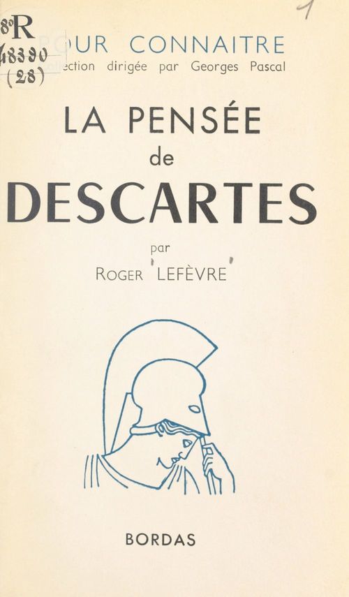 ebook cover of La pensée existentielle de Descartes, by Roger Lefèvre
