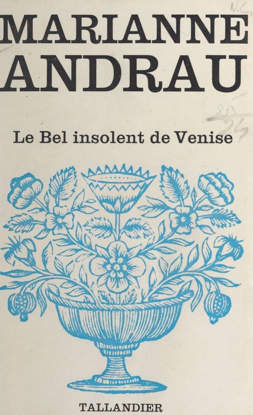 ebook cover of Le bel insolent de Venise, by Marianne Andrau