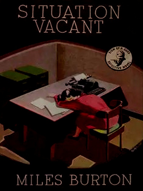 ebook cover of Situation Vacant, by Miles Burton