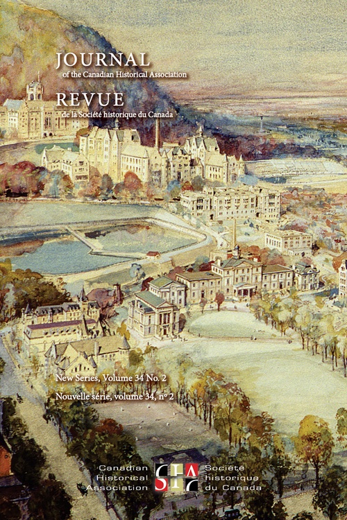 Couverture ebook de Journal of the Canadian Historical Association. Vol. 34 No. 2, 2024, de Andrew Nurse*, Benjamin Bryce, Daniel Ruck, Harold Berube*, Heather Green, Katrina Srigley*, Travis Br, William Riguelle