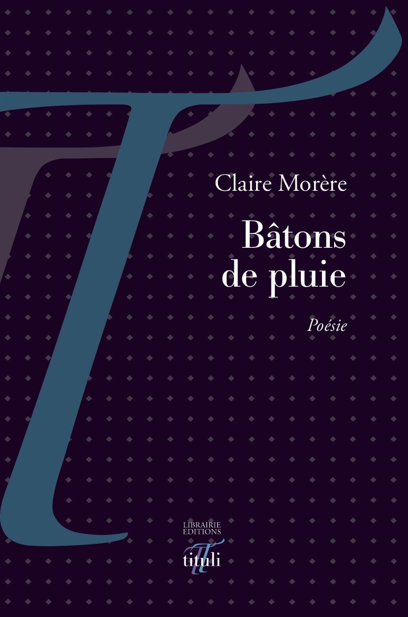 Couverture ebook de Bâtons de pluie, de Claire Morere