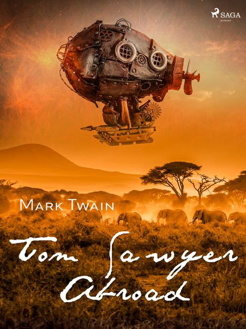Couverture ebook de Tom Sawyer Abroad, de Mark Twain