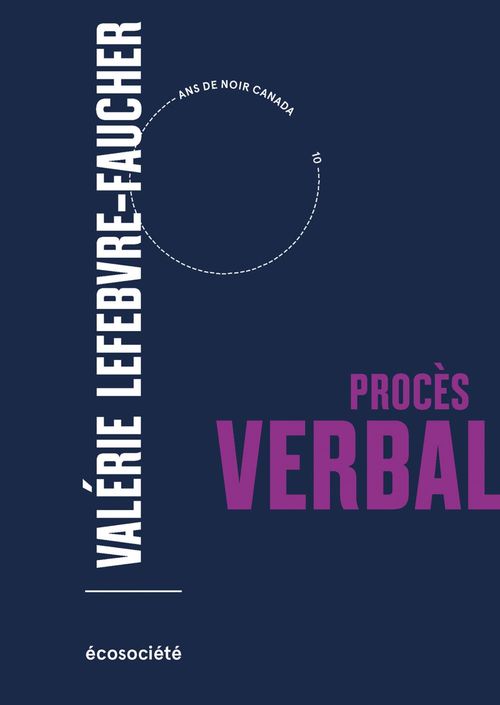 Couverture ebook de Procès verbal, de Valérie Lefebvre-faucher
