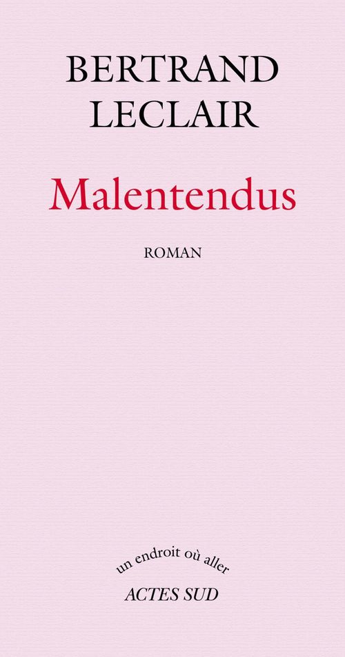ebook cover of Malentendus, by Bertrand Leclair