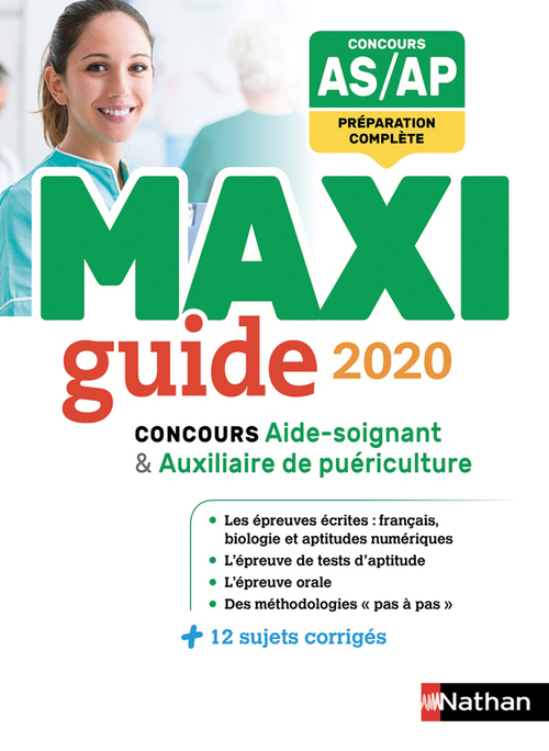 ebook cover of Le Maxi guide AS/AP - Concours aide-soignant et auxiliaire de puériculture - 2020, by Elisabeth Baumeier, Blandine Savignac, Elisabeth Simonin