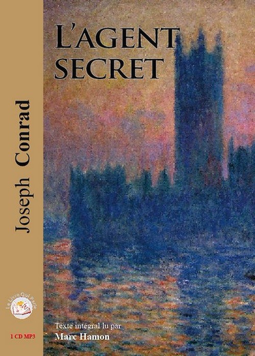 Couverture audiobook de L'agent secret, de Joseph Conrad, Marc Hamon