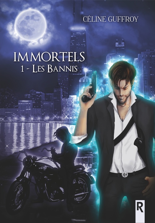 Couverture ebook de Immortels 1, de Céline Guffroy