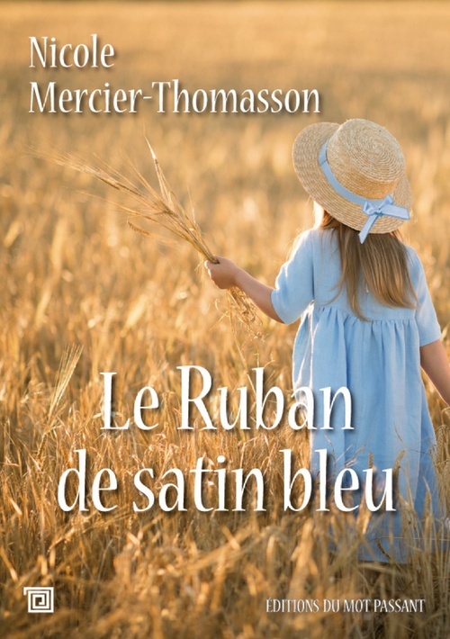 ebook cover of Le ruban de satin bleu, by Nicole Mercier-Thomasson