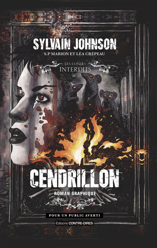 Couverture ebook de Cendrillon - Roman graphique, de Sylvain Johnson
