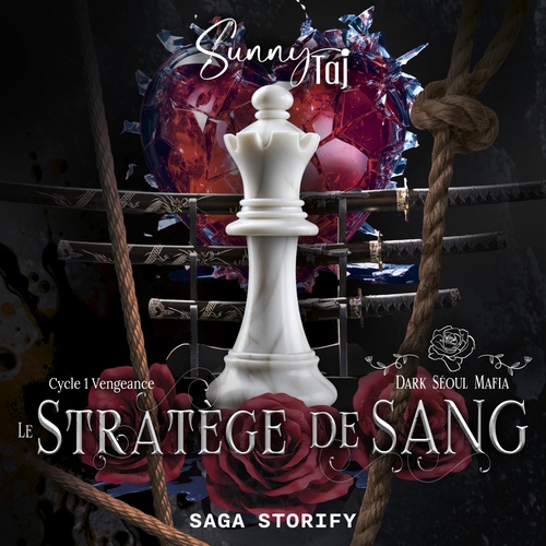 audiobook cover of Le Stratège de sang - Dark Séoul Mafia, tome 2, by Sunny Taj