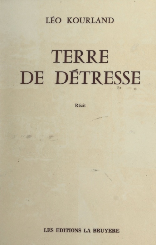 Couverture ebook de Terre de détresse, de Leo Kourland