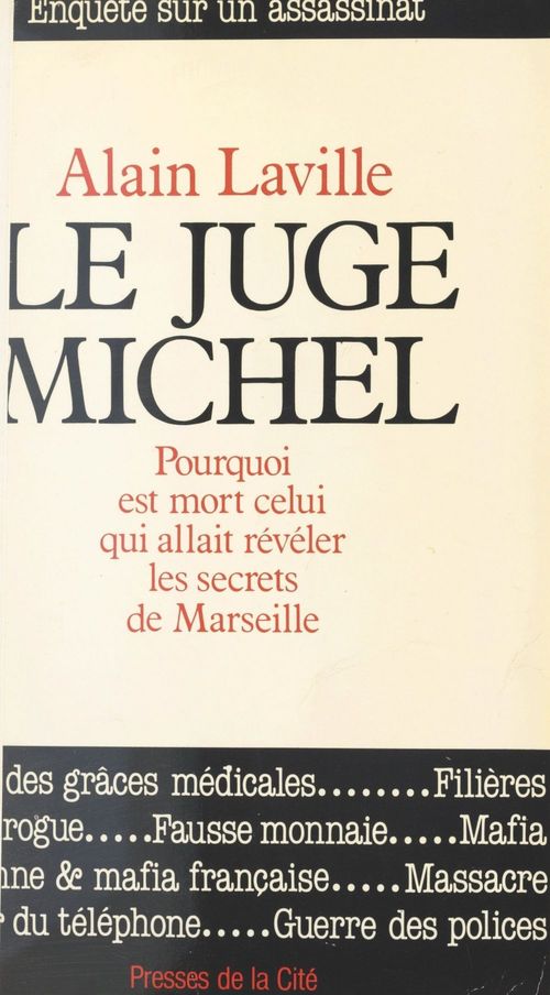 Couverture ebook de Le juge Michel, de Alain Laville
