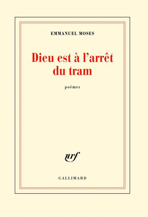 Couverture ebook de Dieu est à l'arrêt du tram, de Emmanuel Moses